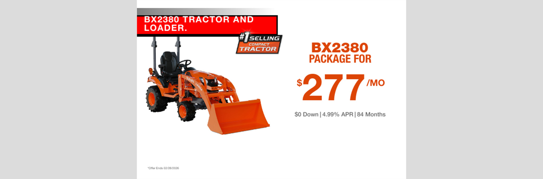  kubota bx2380